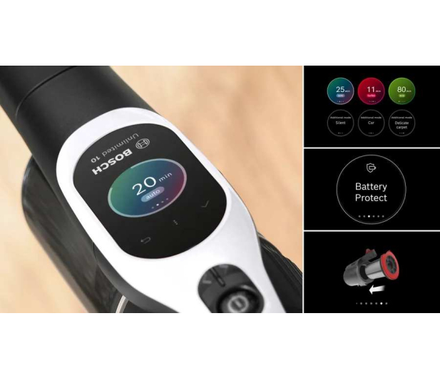 Bosch Odkurzacz pionowy Unlimited 10 BCS1041WAC biały - 1342725 - zdjęcie 16